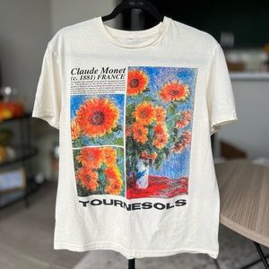Claude Monet Graphic Tee size M